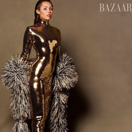 Miley Cyrus Shines in Gold for Harper's Bazaar Cover and Talks About New Album