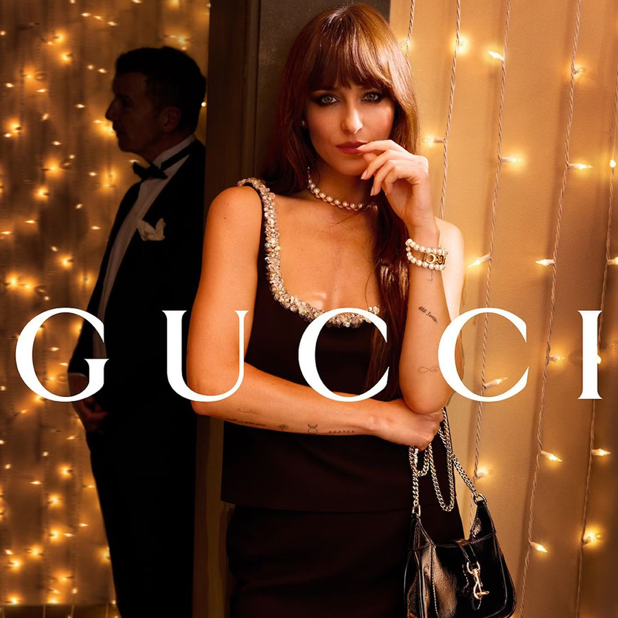 Dakota Johnson in the Magical Gucci Campaign: A Journey to Christmas in Florence