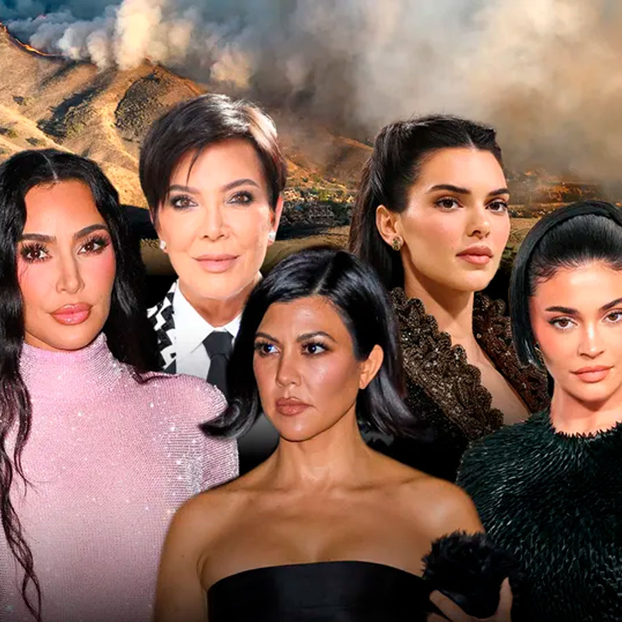 Les Kardashian évacuent leurs maisons à cause des incendies et deviennent des héroïnes pour les pompiers