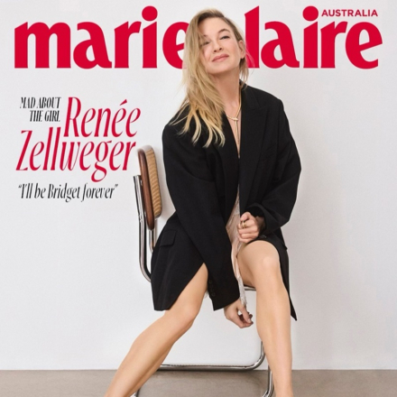 Renée Zellweger en la portada de Marie Claire Australia: Fuerza, estilo y evolución