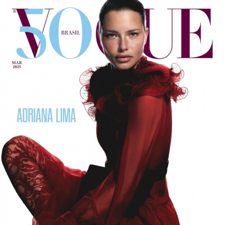 Adriana Lima: El regreso triunfal a la portada de Vogue Brazil