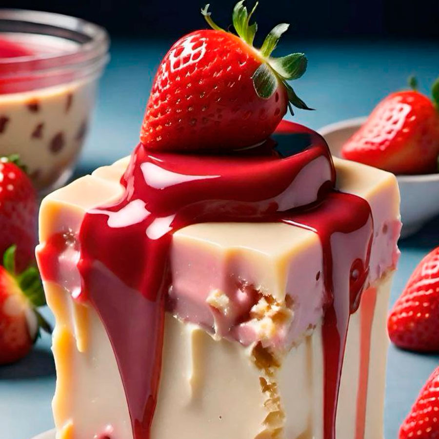 Strawberry Masterpiece: Mix Everything – and Bake!