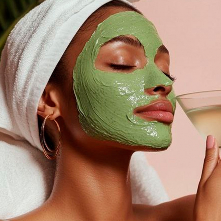 Maschera verde magica fatta in casa, come una seduta dall’estetista
