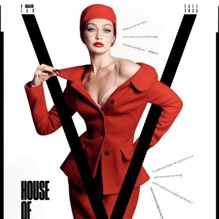 Gigi Hadid para V Magazine: glamour vintage con un toque eléctrico