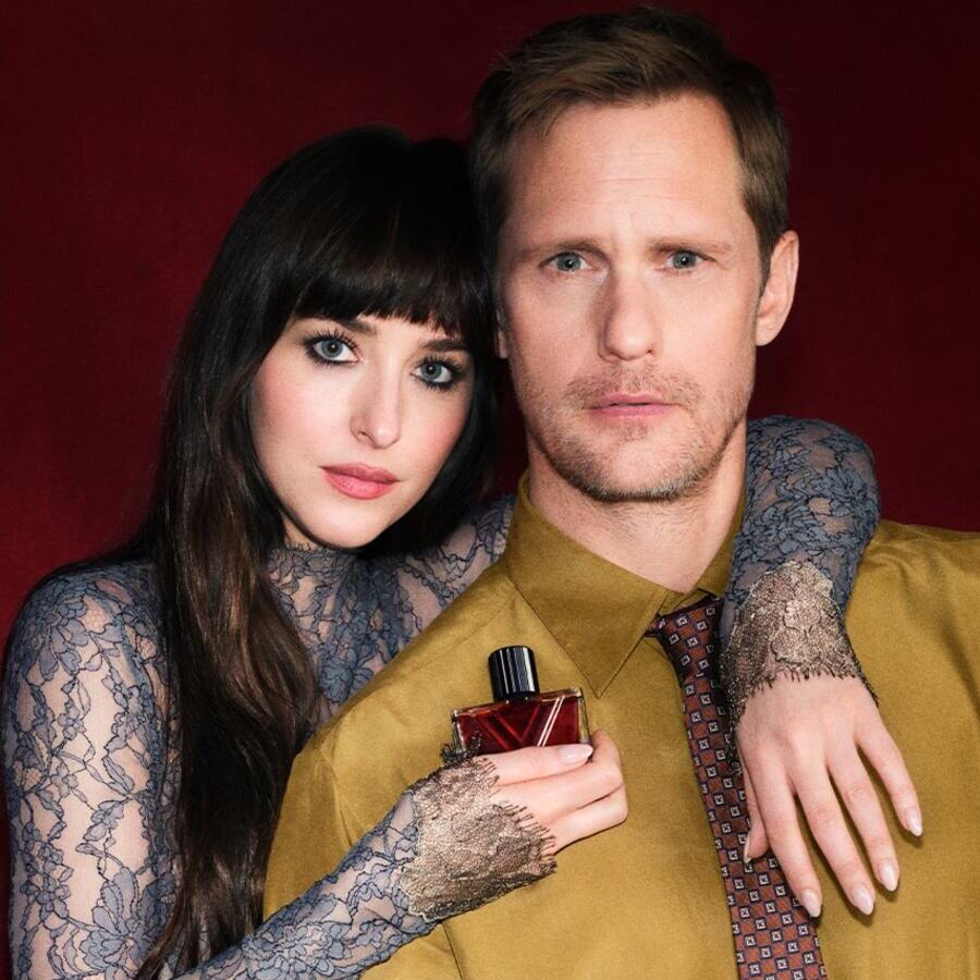 Dakota Johnson and Alexander Skarsgard Open a New Era of Valentino Fragrances