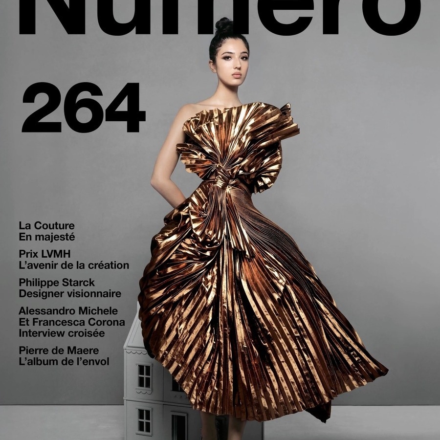 The New Generation of Italian Beauty: 16-Year-Old Leonie Cassel Graces the Cover of Numero