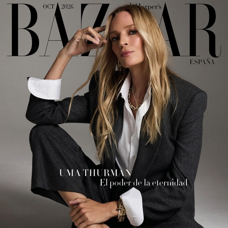 Ума Турман повертає справжню елегантність: зірка стала героїнею Harper’s Bazaar Spain
